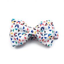 White 3angle Classic Bow Tie